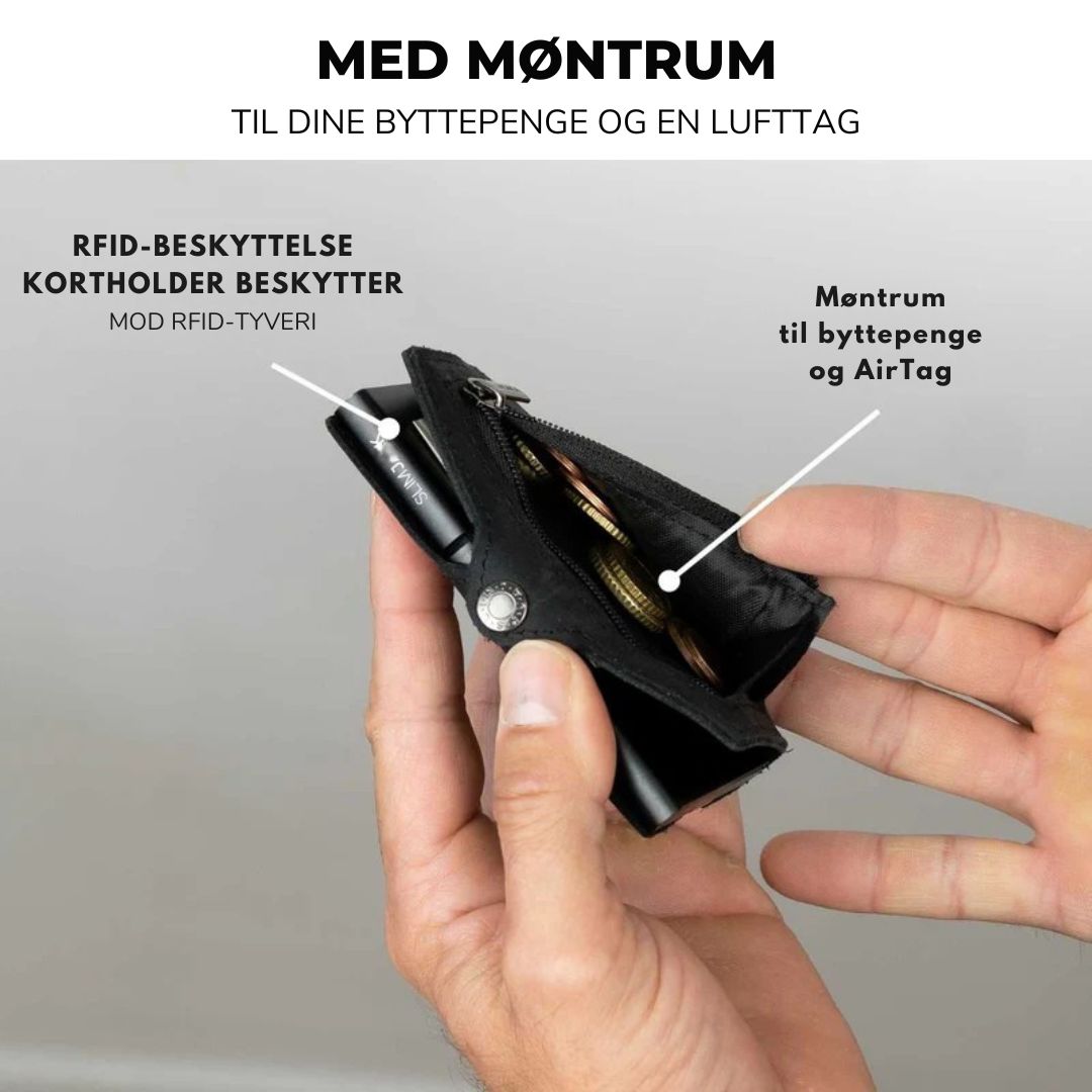 Cardin™ – Minimalistisk Pung med Hurtig Kortadgang
