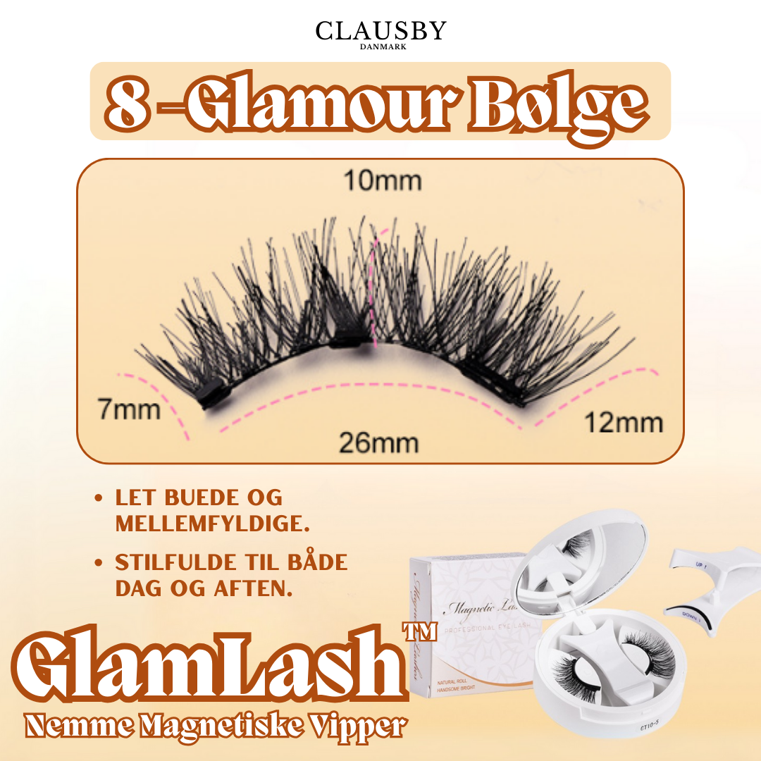 GlamLash™ – Nemme Magnetiske Vipper