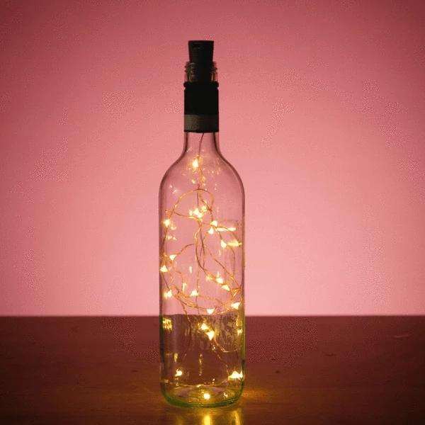 GlowBottle™ - Fortryllende LED-flaskelys