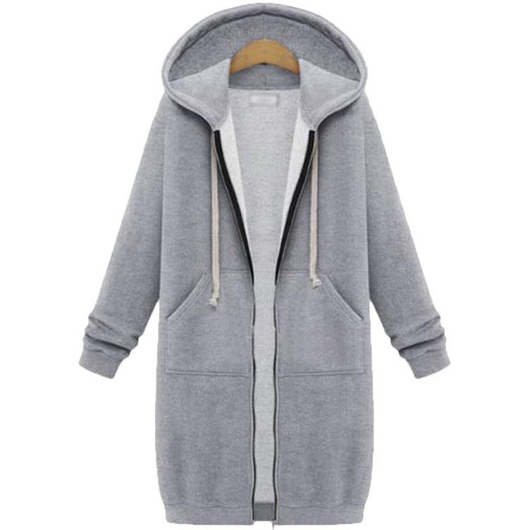 Zarah™ – Hyggelig Dame Fleece Hættetrøje med Lynlås