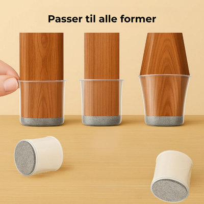SilentGlide™ – Premium-benbeskyttere til Stole