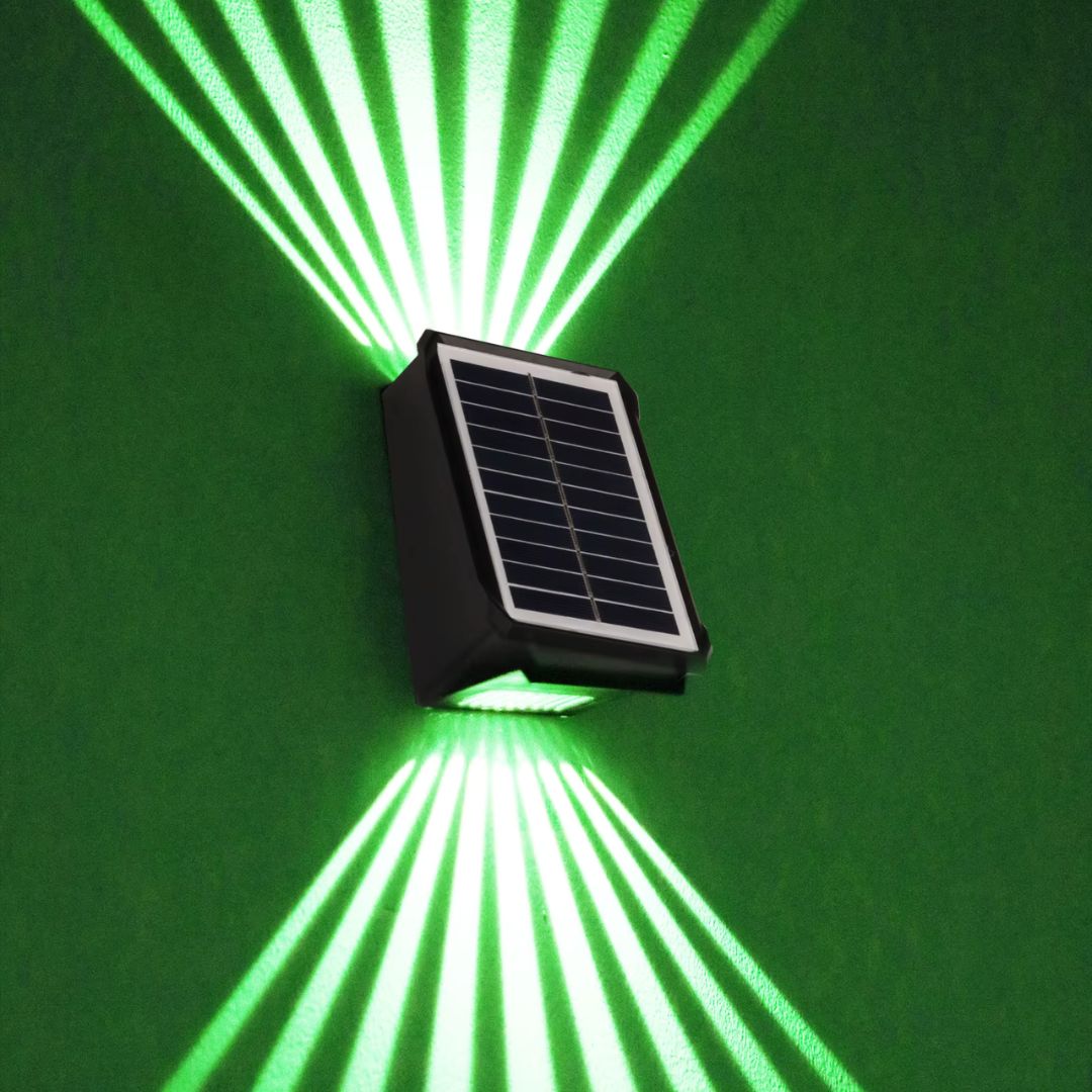 Glowrite™ – Elegant solcellelampe til vægmontering