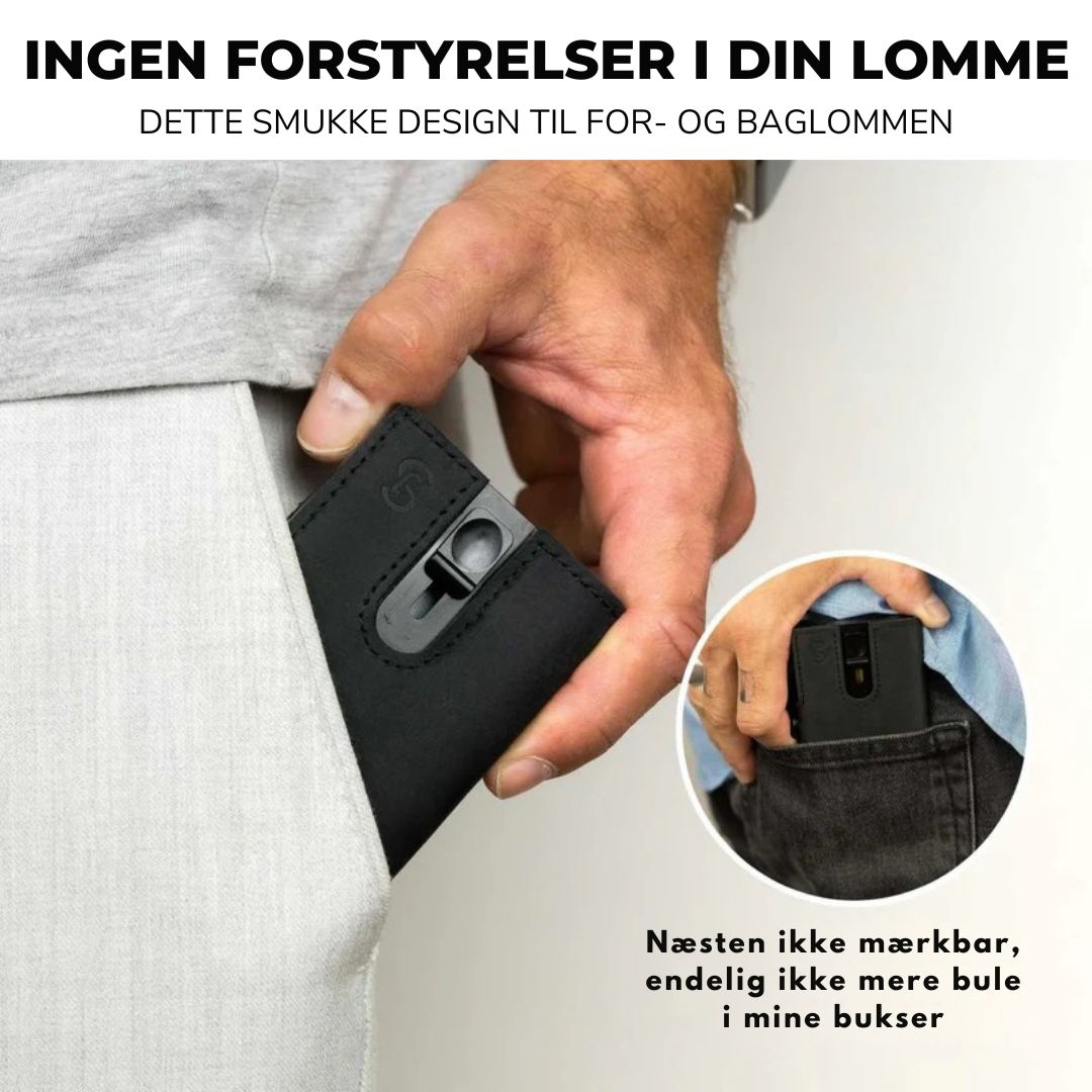 Cardin™ – Minimalistisk Pung med Hurtig Kortadgang