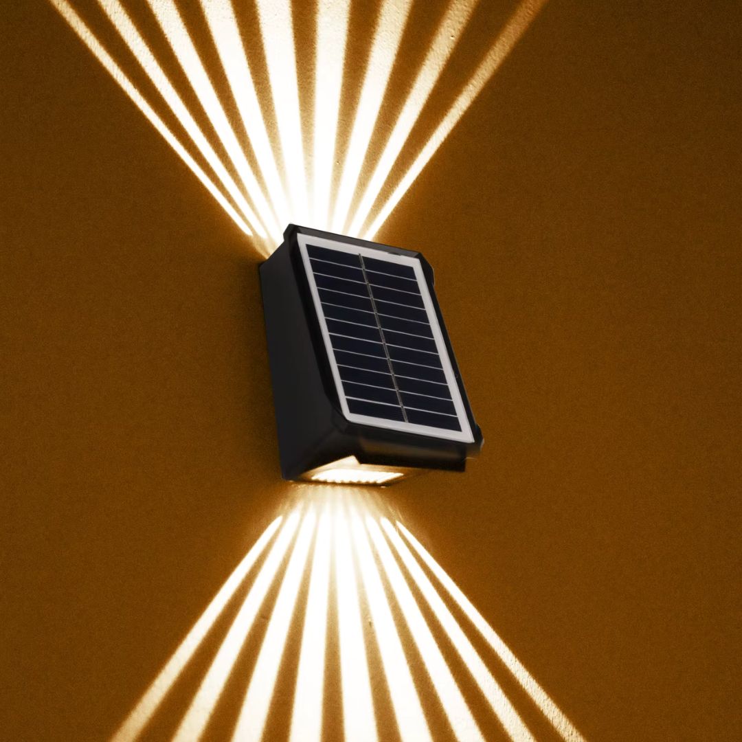 Glowrite™ – Elegant solcellelampe til vægmontering