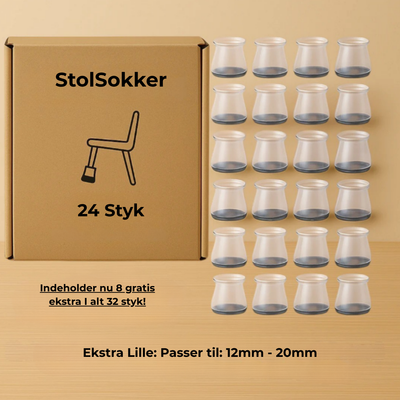 SilentGlide™ – Premium-benbeskyttere til Stole