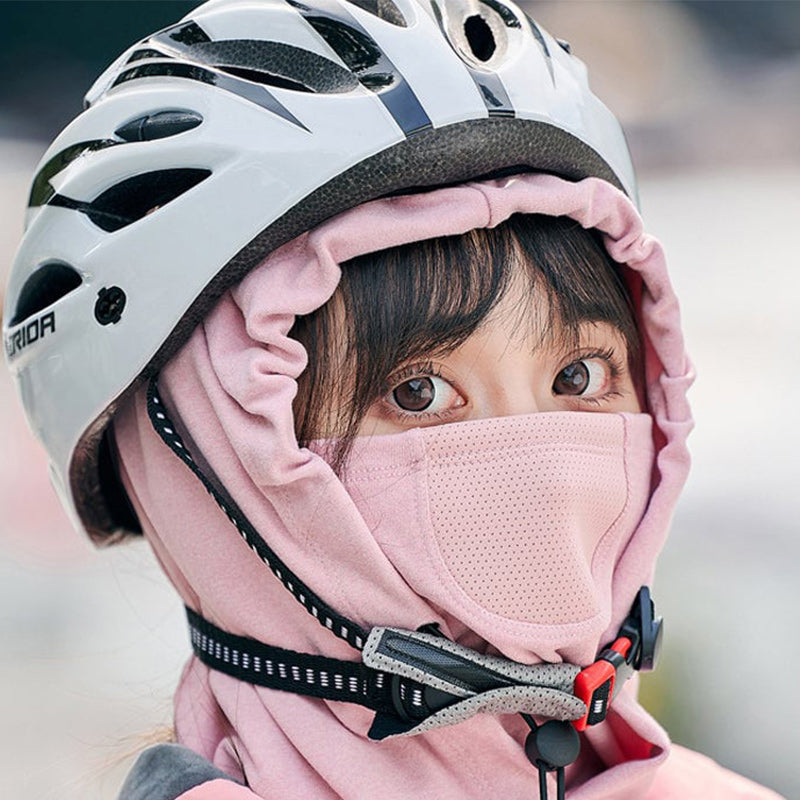 ArcticMask™ - Maske med hætte og halsvarmer til cykling