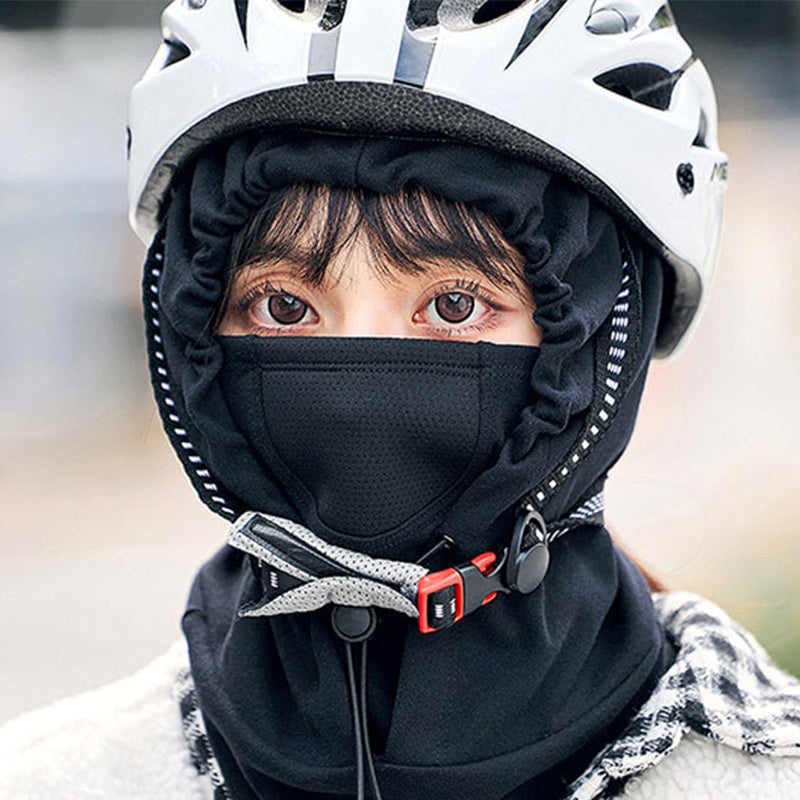 ArcticMask™ - Maske med hætte og halsvarmer til cykling