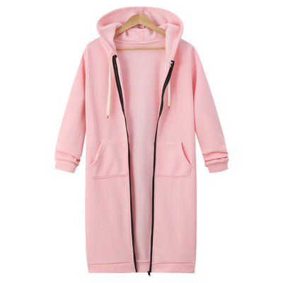 Zarah™ – Hyggelig Dame Fleece Hættetrøje med Lynlås