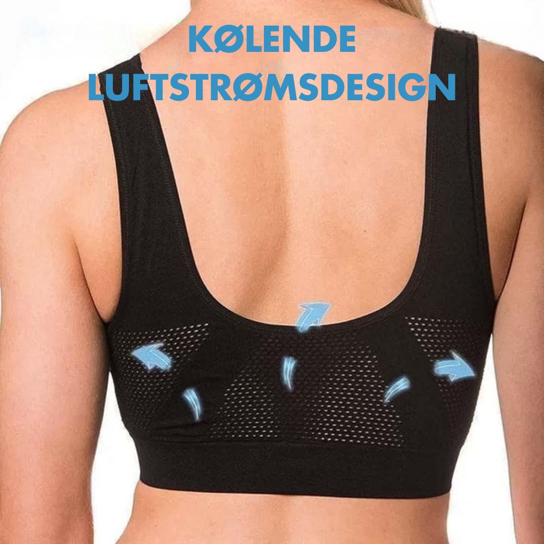 CoolLift™ - Åndbar Sports-BH med Støtte