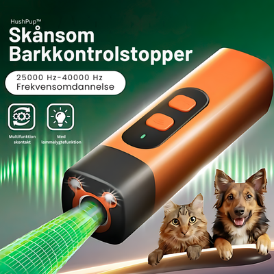 HushPup™ – Skånsom barkkontrolstopper