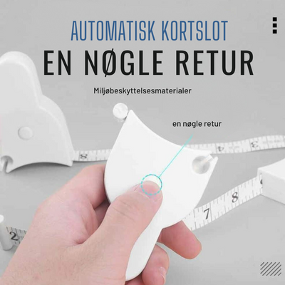 FlexiTape™ - Automatisk Selvrullende Målebånd