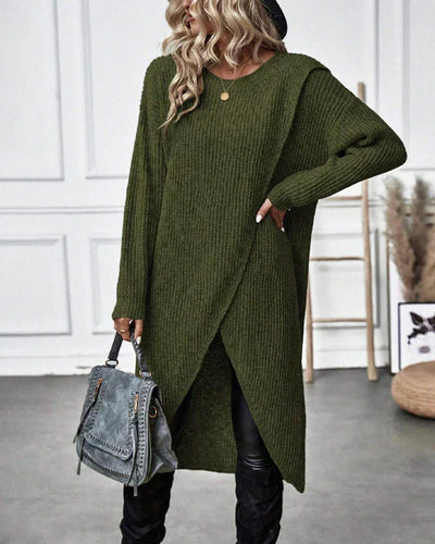 Bea™ - Komfortabel og stilfuld maxi-sweater