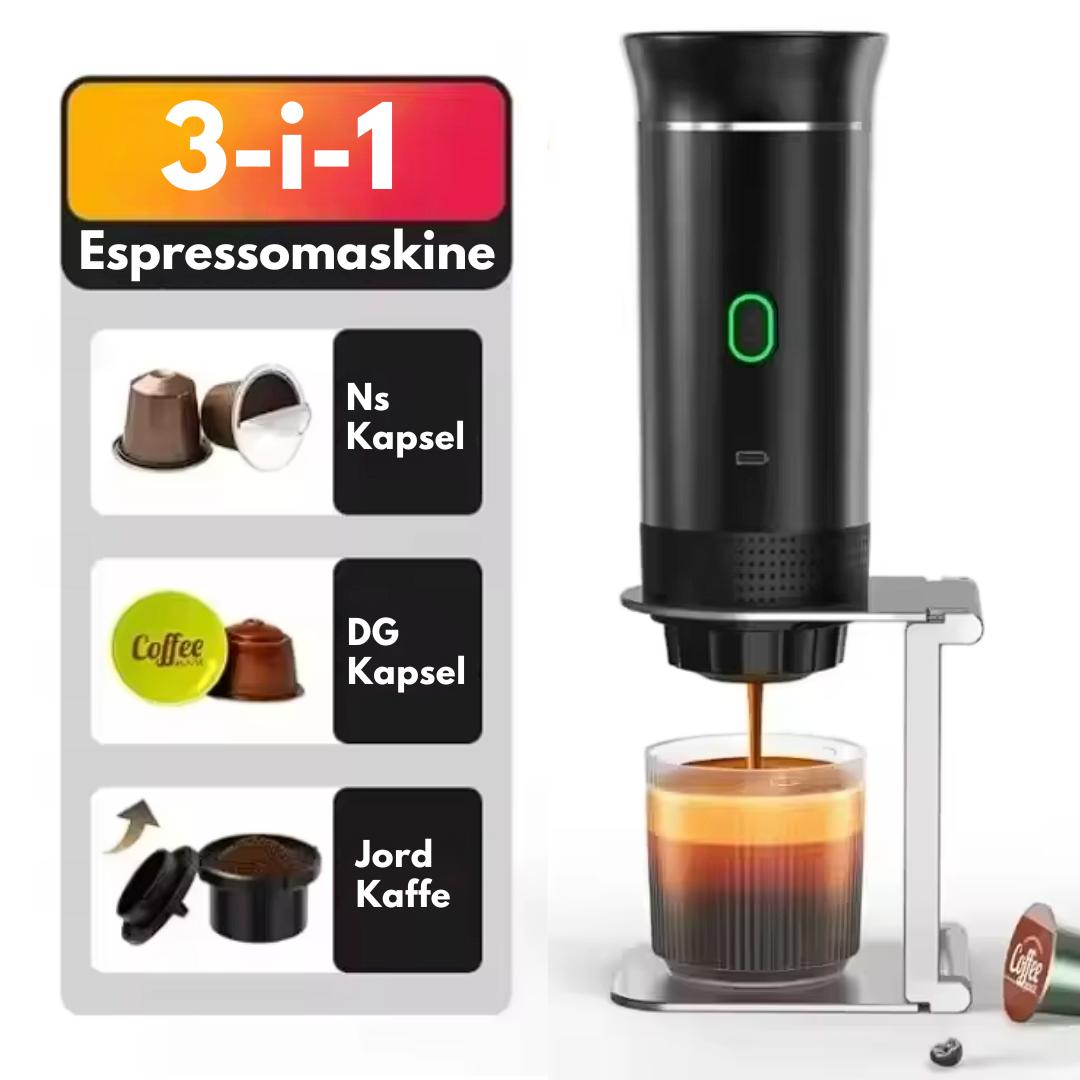 Robust™ - Bærbar Espressomaskine