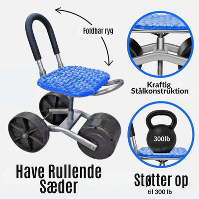 SpinSeat™ – Ergonomisk Roterende Havestol