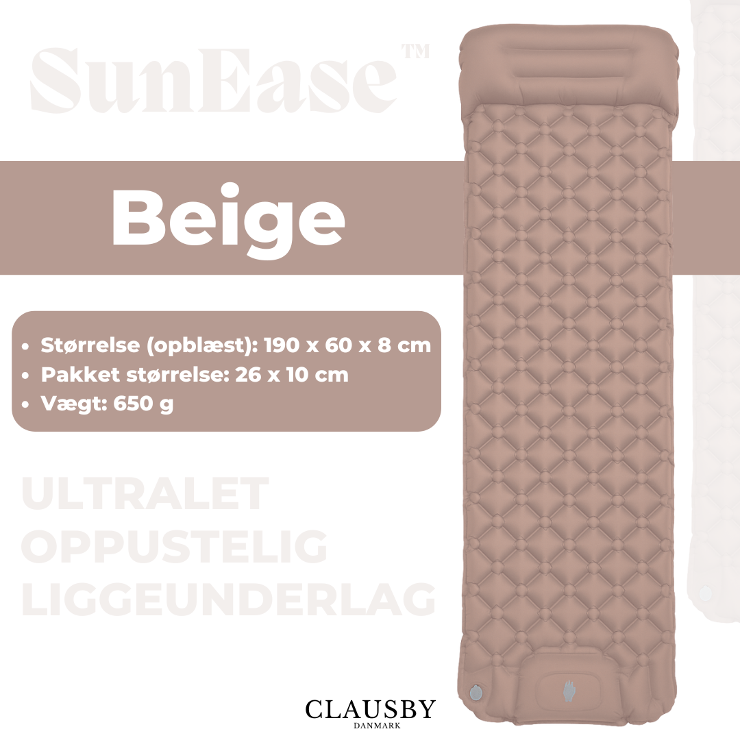 SunEase™ – Ultralet Oppustelig Liggeunderlag
