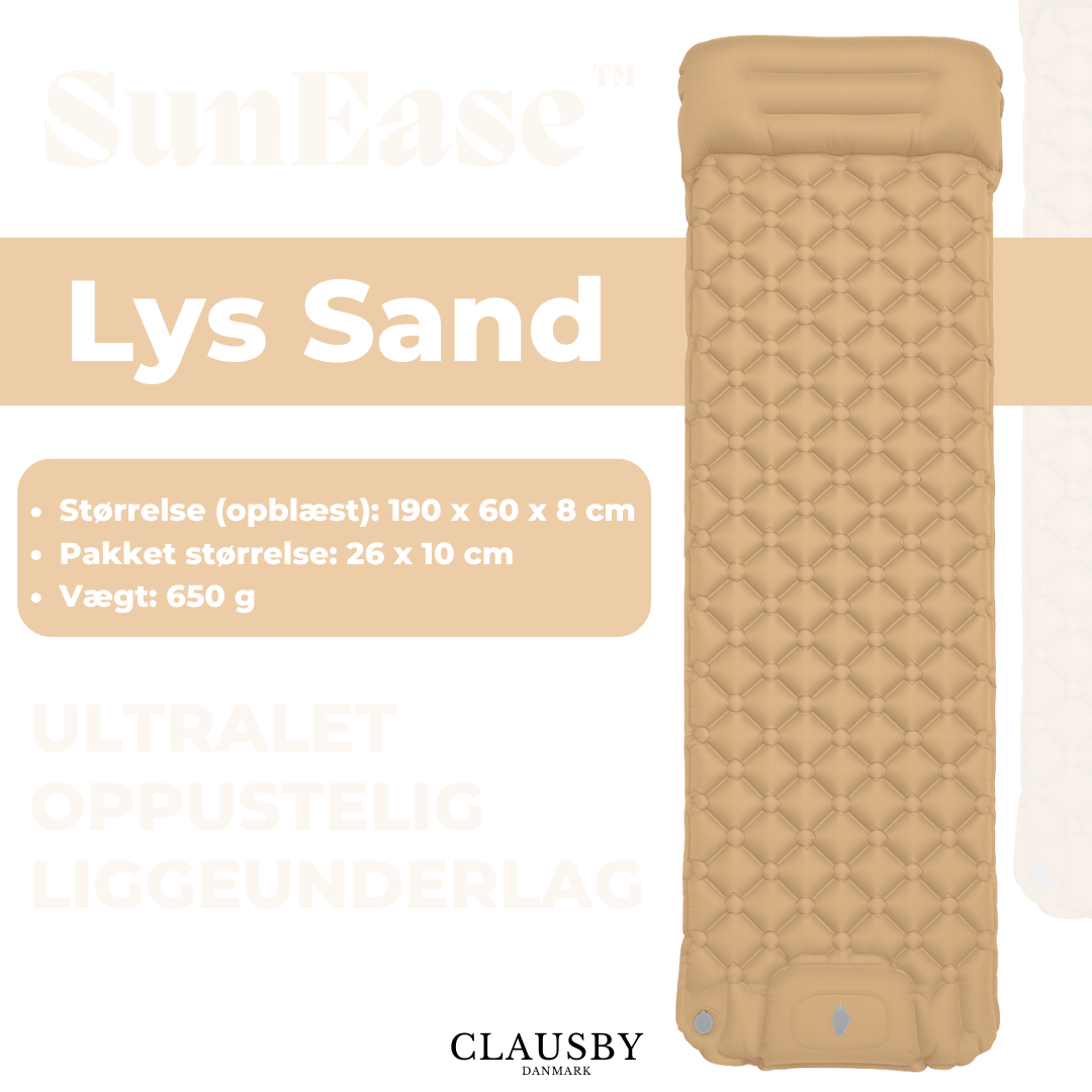 SunEase™ – Ultralet Oppustelig Liggeunderlag