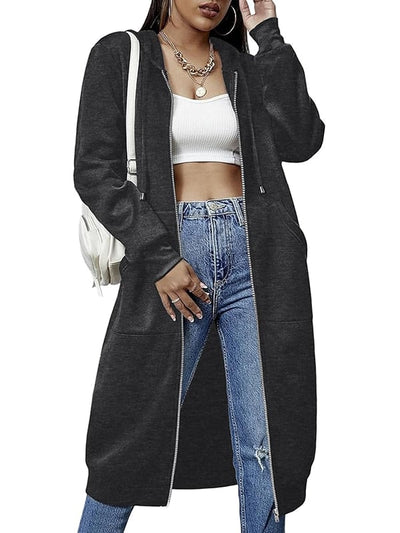 Zarah™ – Hyggelig Dame Fleece Hættetrøje med Lynlås