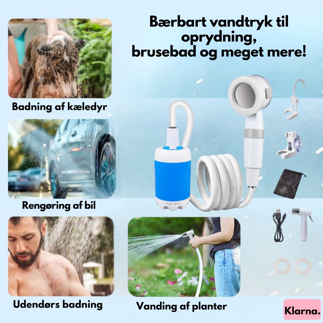 AquaJet™ – Bærbar Udendørs Vandløsning