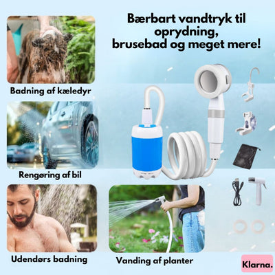 AquaJet™ – Bærbar Udendørs Vandløsning