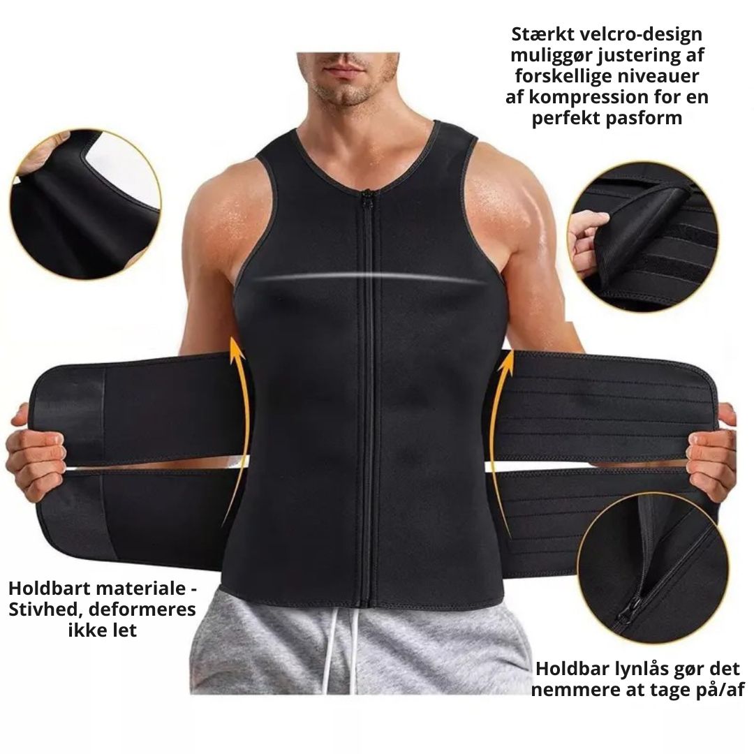 SweatMax™ – Dobbelttalje Sauna Vest