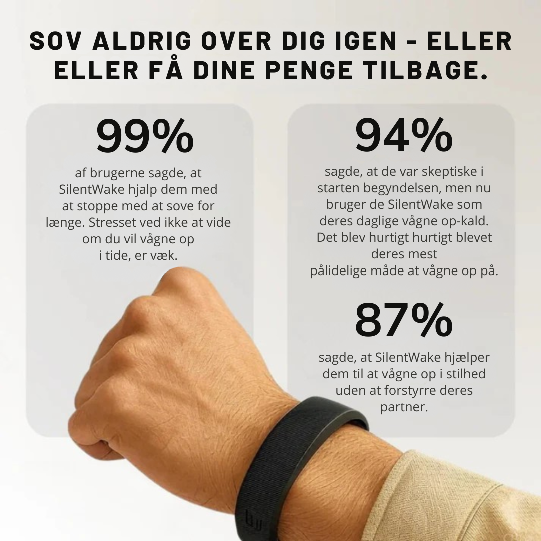 SilentWake™ - Den Smarte Vibrerende Vækkeur for Dybdesovere