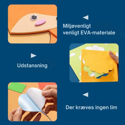 Stickertopia™ - Kreative 3D Klistermærker