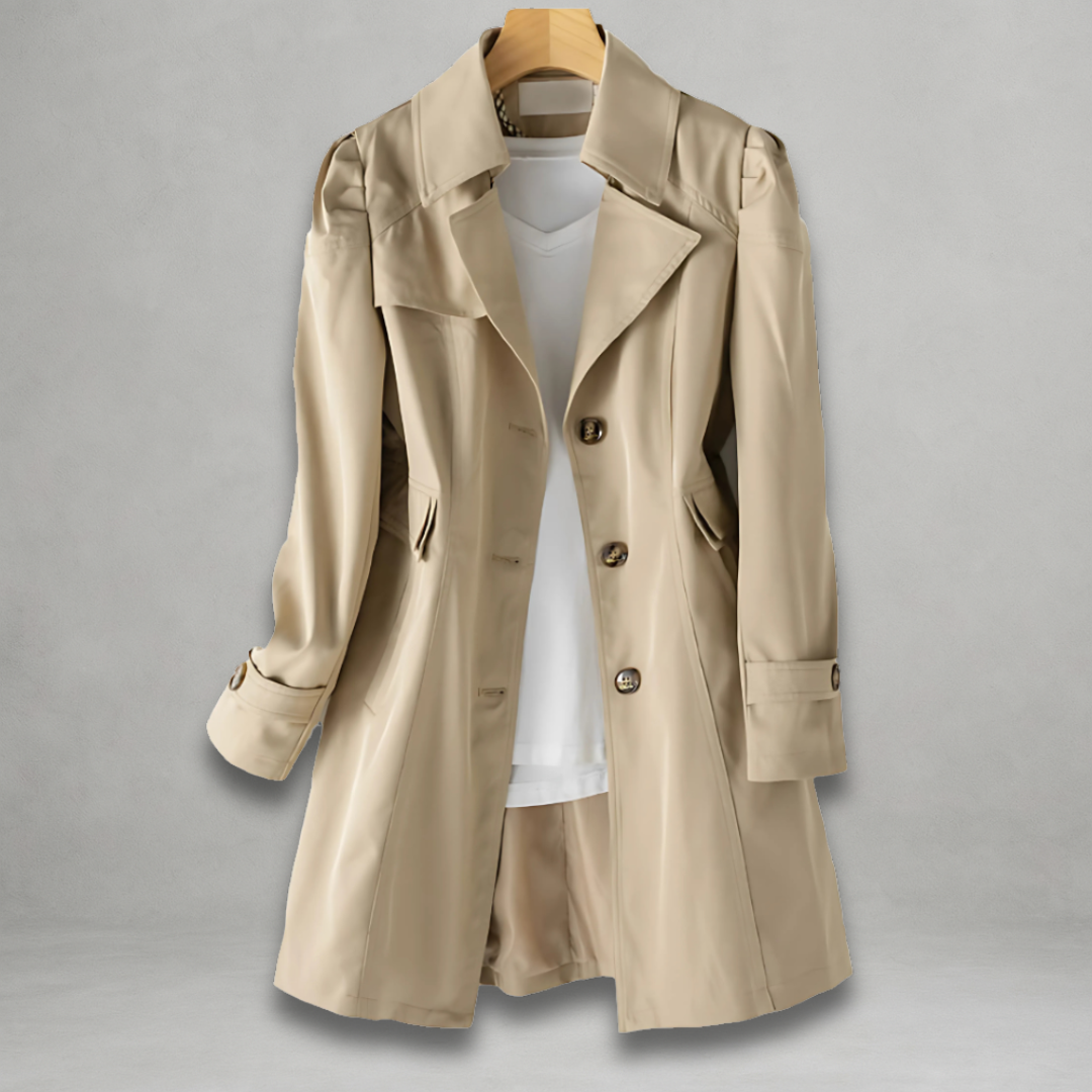 Marga™ – Klassisk Trenchcoat til Overgangsvejr