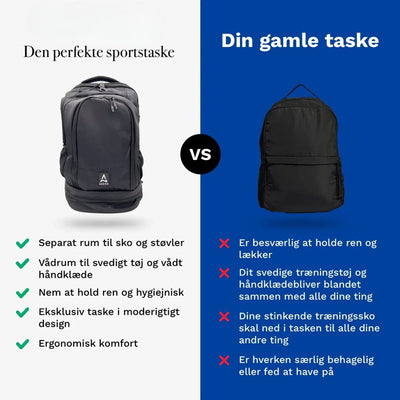 Trainex™ – Lugtfri, Organiseret Sportstaske