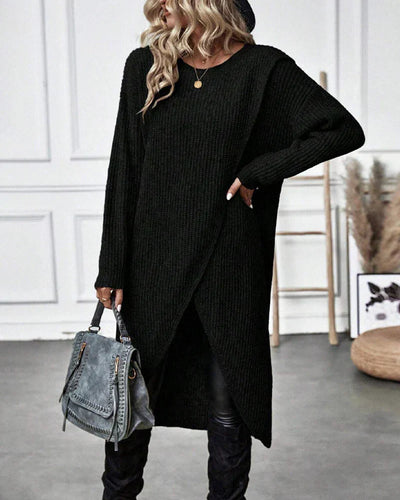 Bea™ - Komfortabel og stilfuld maxi-sweater