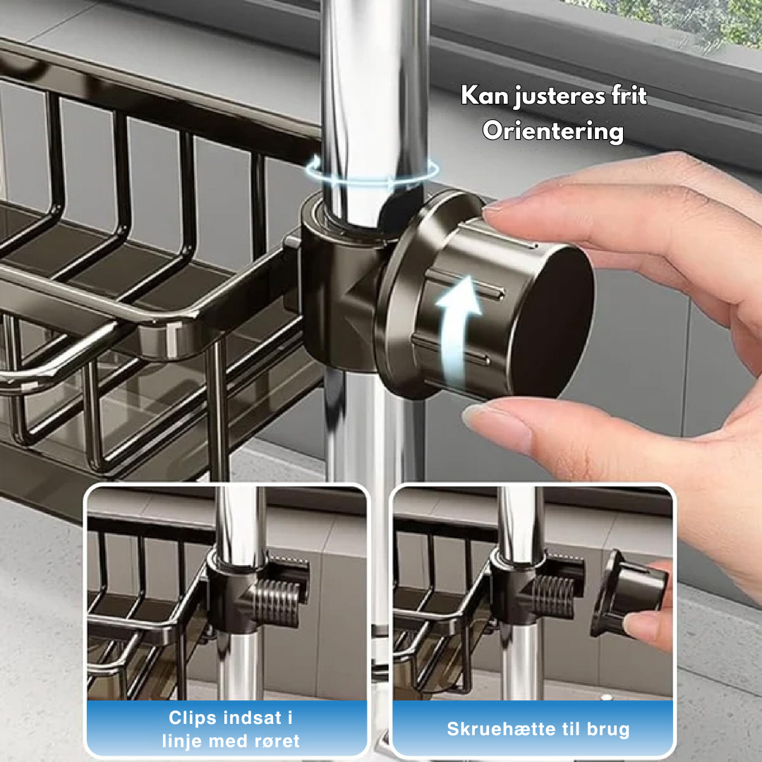 FlowNest™ - kompakt opbevaringsstativ til vandhaner