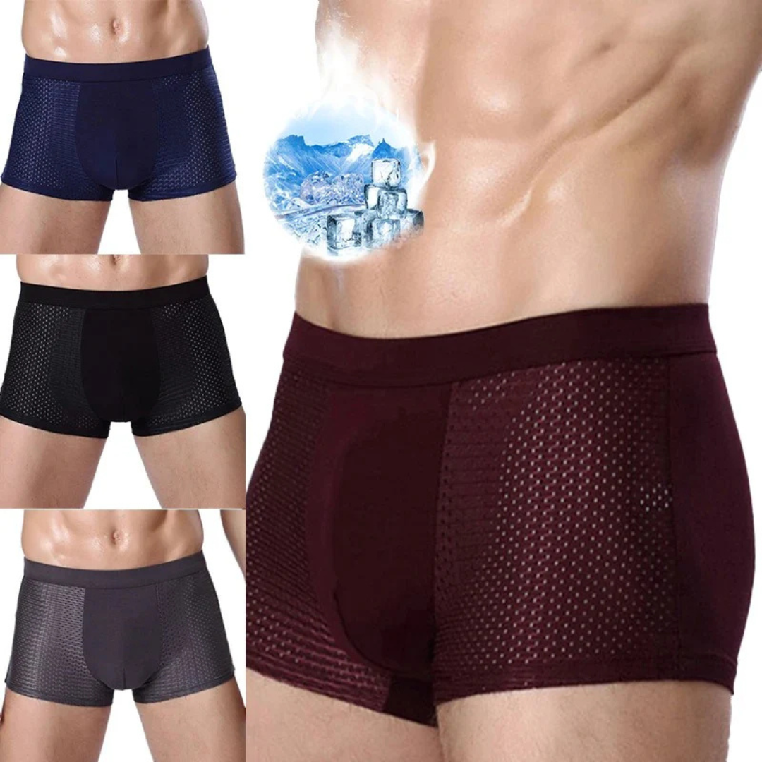 BambooGuard™ - Superelastiske Boxer-underbukser til mænd (4 boxershorts i én pakke)