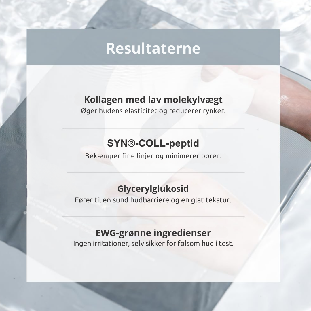 DermaGlow™ - Kollagenmaske med dyb Hydrering