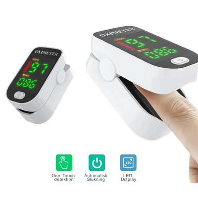 OxiSmart™ – Bærbar Pulsoximeter & Hjertemåler