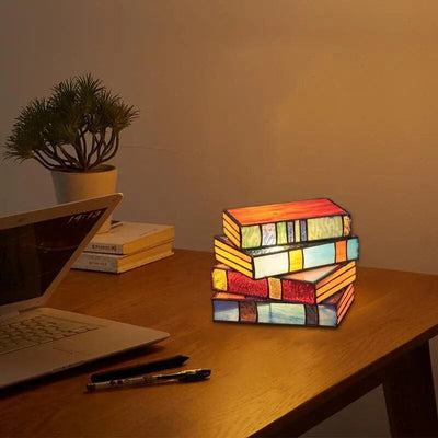 LumaStack™ - Kunstnerisk boginspireret lampe