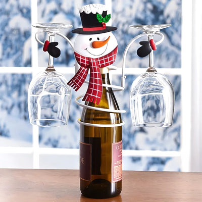 HollyHost™ – Juleholder til Vinflaske & Glas