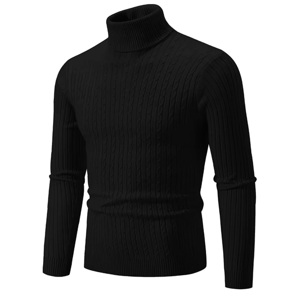 Vrix™ - Klassisk strikket rullekravesweater