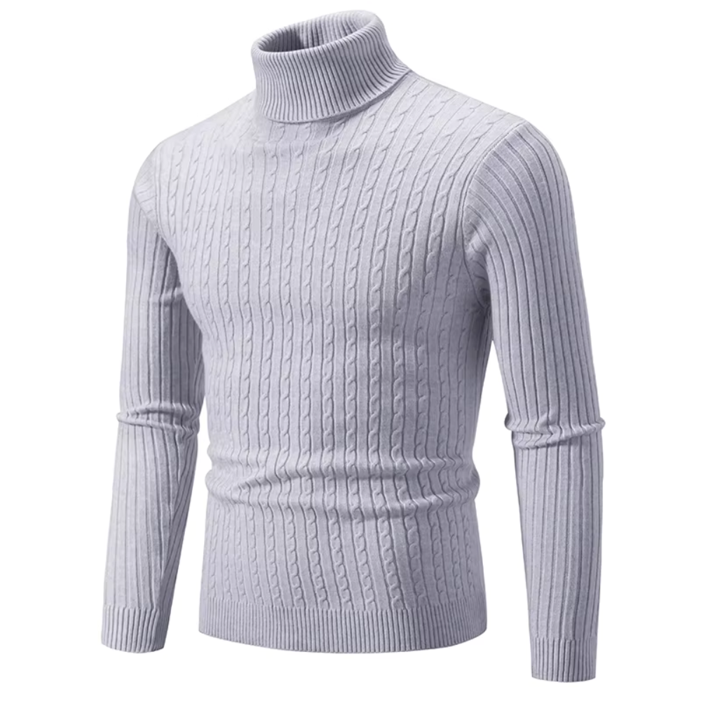 Vrix™ - Klassisk strikket rullekravesweater