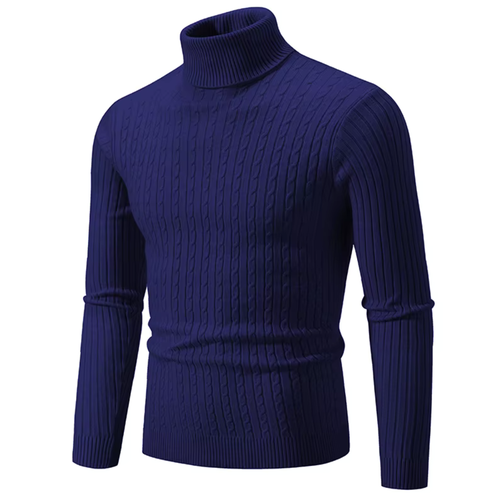 Vrix™ - Klassisk strikket rullekravesweater