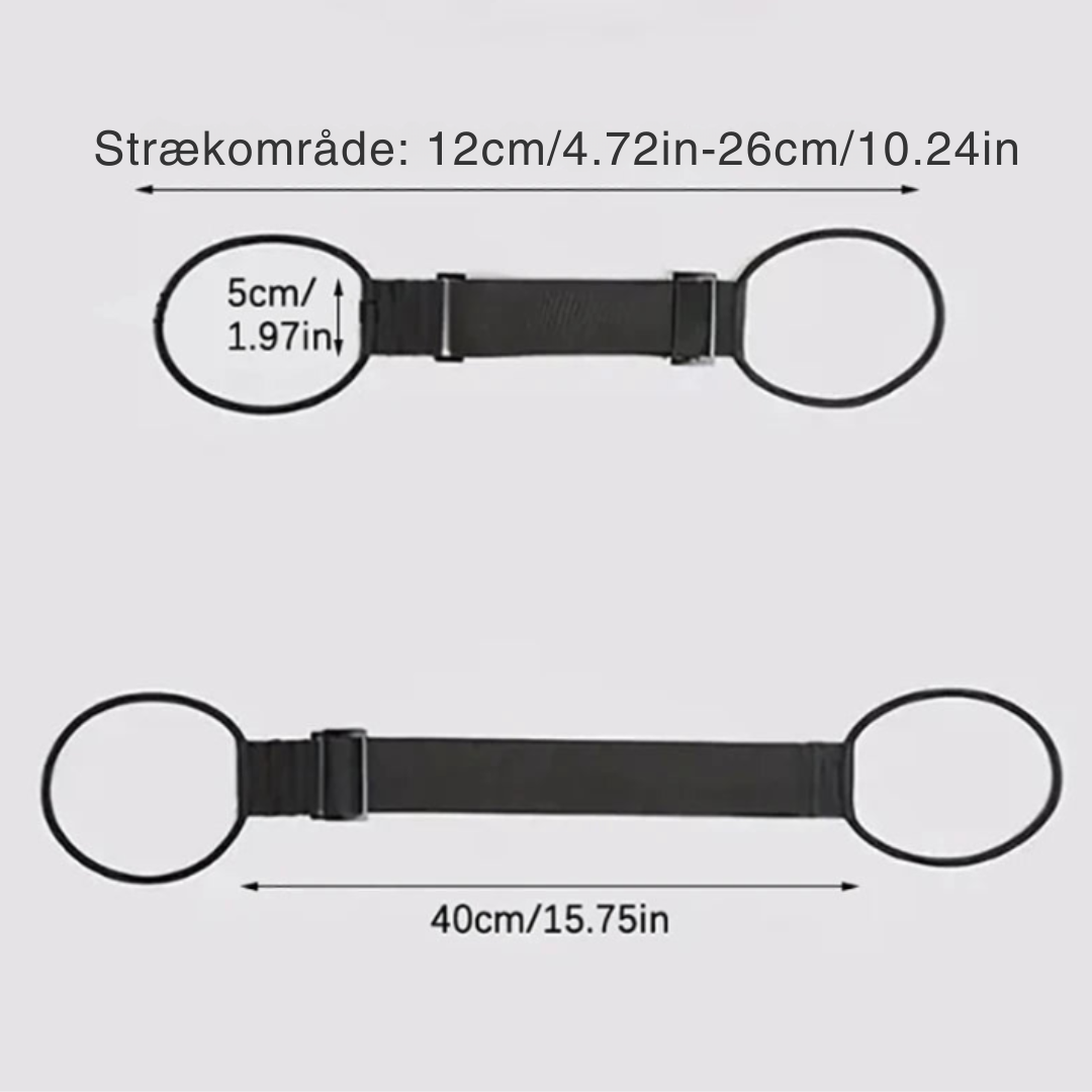 StrapEase™ - Justerbar sikkerhedsstrop til bagage