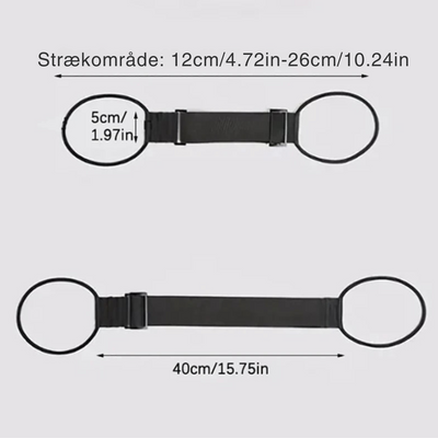 StrapEase™ - Justerbar sikkerhedsstrop til bagage