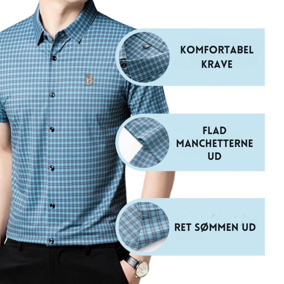 Peter™ – Åndbar Kortærmet Skjorte