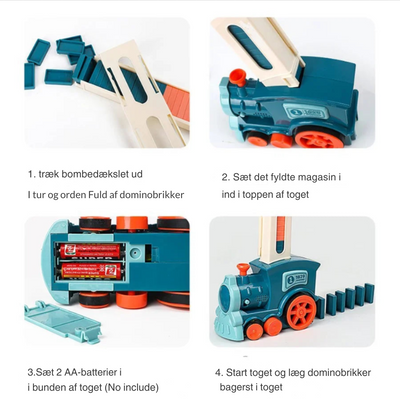 DominoTrain™ - Automatisk domino-layout-tog