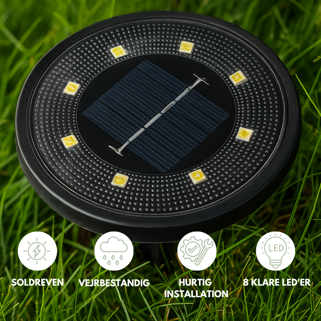 LumiGuard™ – Smart Solcellelampe med Bevægelsessensor