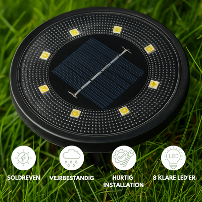 LumiGuard™ – Smart Solcellelampe med Bevægelsessensor
