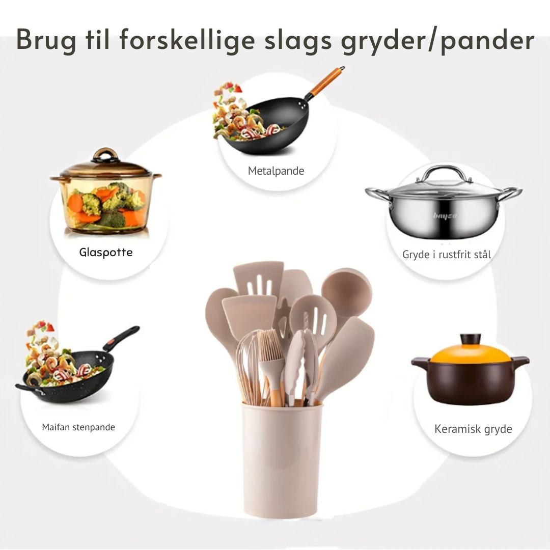 Utensils™ - Essentielt køkkensæt i silikone