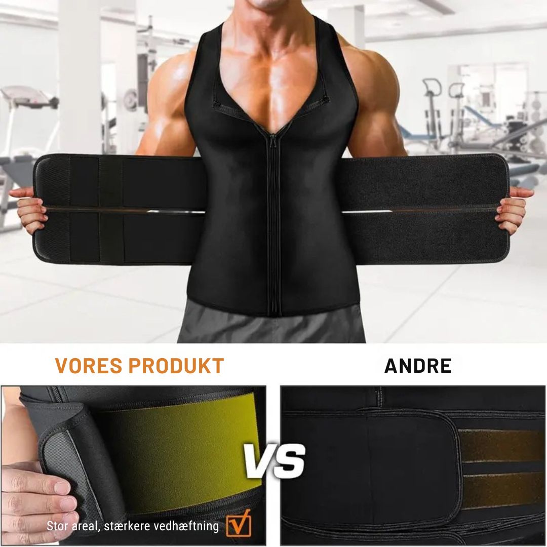 SweatMax™ – Dobbelttalje Sauna Vest