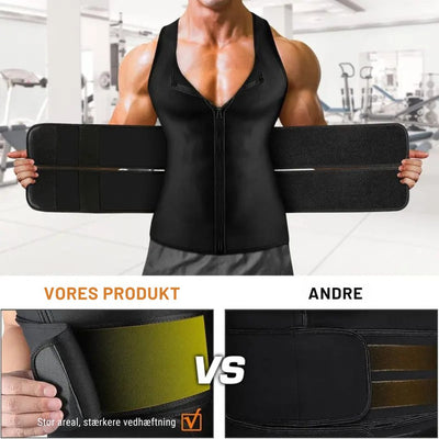 SweatMax™ – Dobbelttalje Sauna Vest