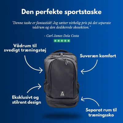 Trainex™ – Lugtfri, Organiseret Sportstaske