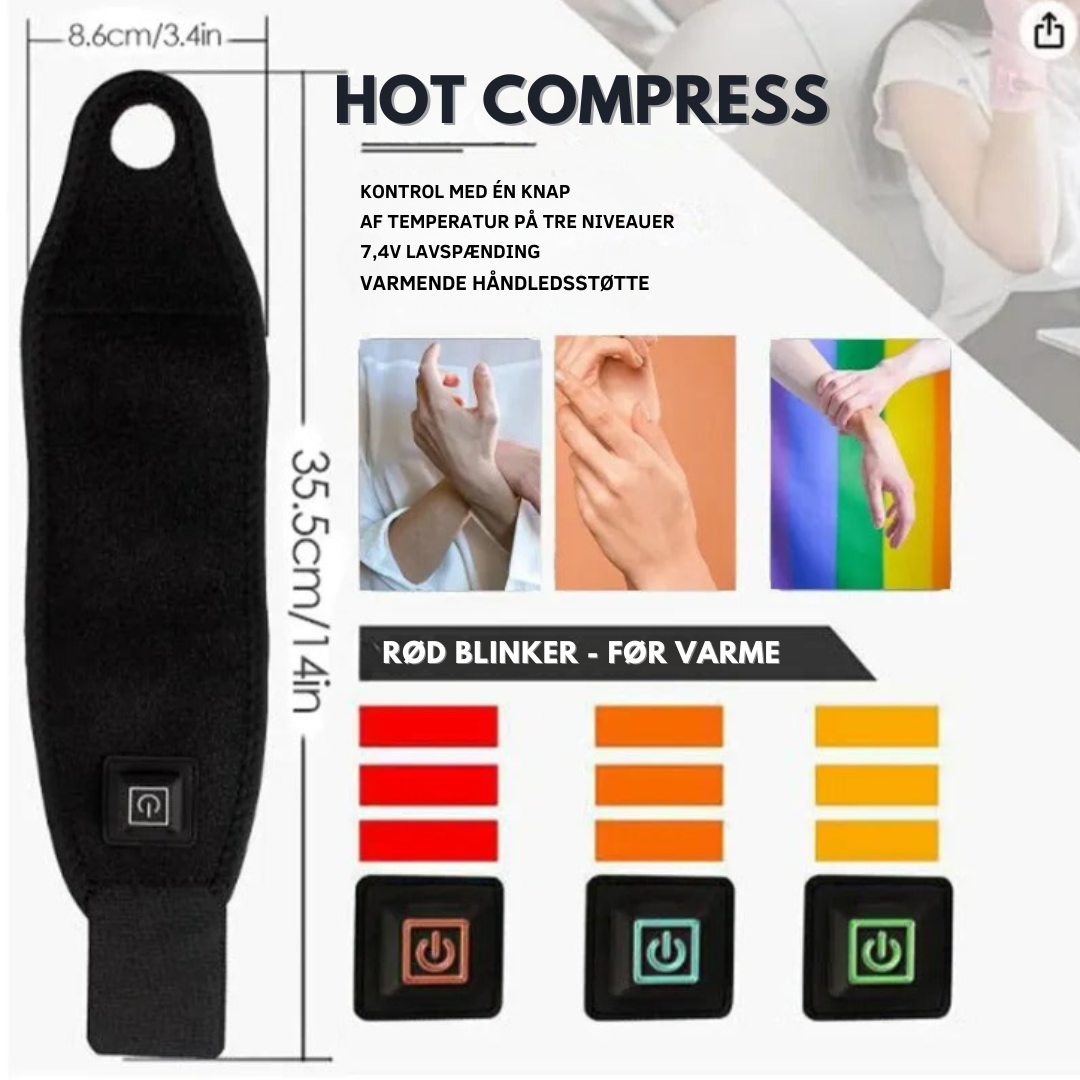 ThermaWrap™ - Justerbar, varmende håndledsstøtte