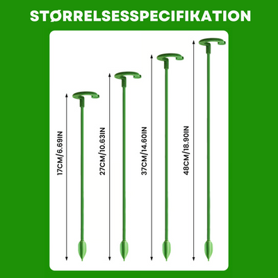 PlantGuard™ - 10 stk. Holdbare Plante Støttebeslag